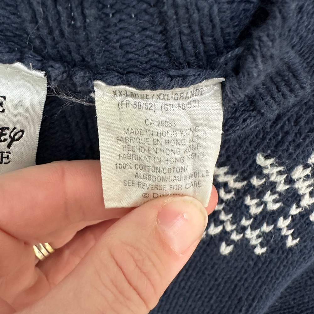 Vintage 1990s Navy Winnie The Pooh Sweater - image 4